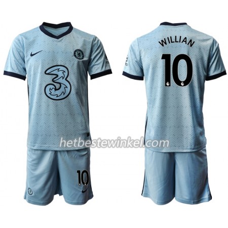 Chelsea Willian 10 Kind Voetbaltenues Uit 2020/21 - SS (+ Korte broeken)